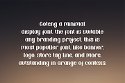 Goteng - Minimal Logo Font, a Sans Serif Font by Iqsiart Studio (Thumbnail 4 of 6)