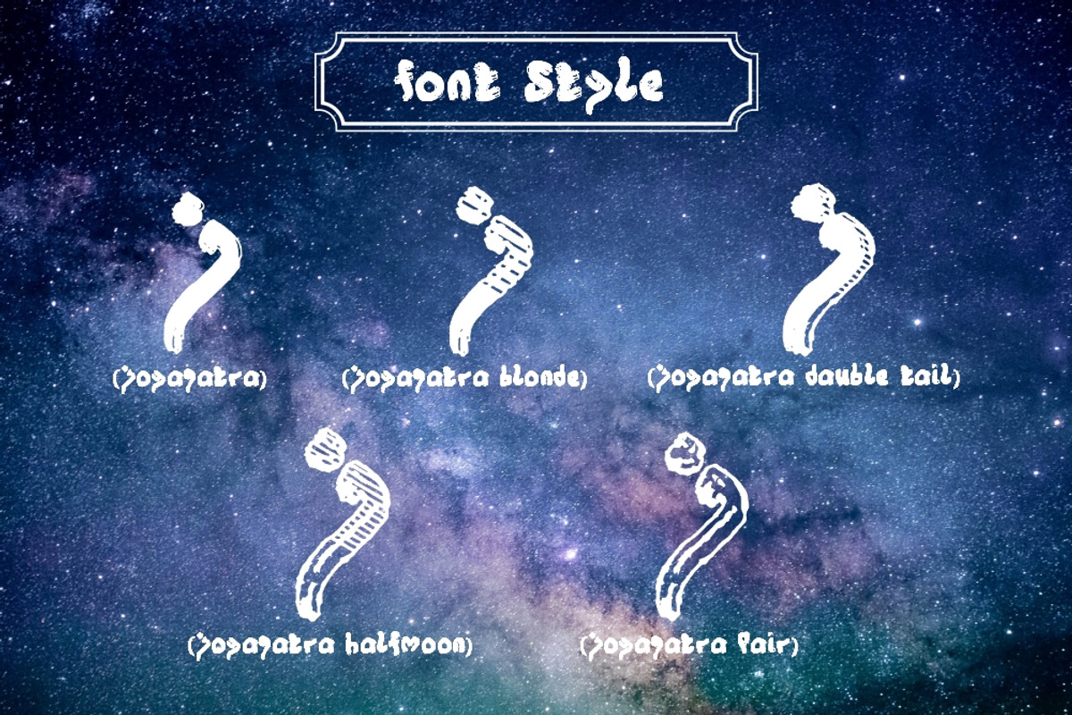 Joyagatra - 5 Font styles preview 4