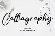 Calligraphy, a Sans Serif Font by FreshTypeINK (Thumbnail 1 of 7)