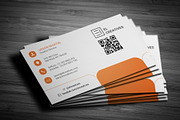 Orange Creative Business Card, a Business Card Template by bouncy (Thumbnail 1 of 4)