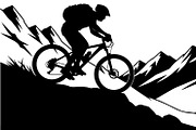 Cycling Sport Silhouette Bundle, an Illustration by Designs_River (Thumbnail 9 of 38)
