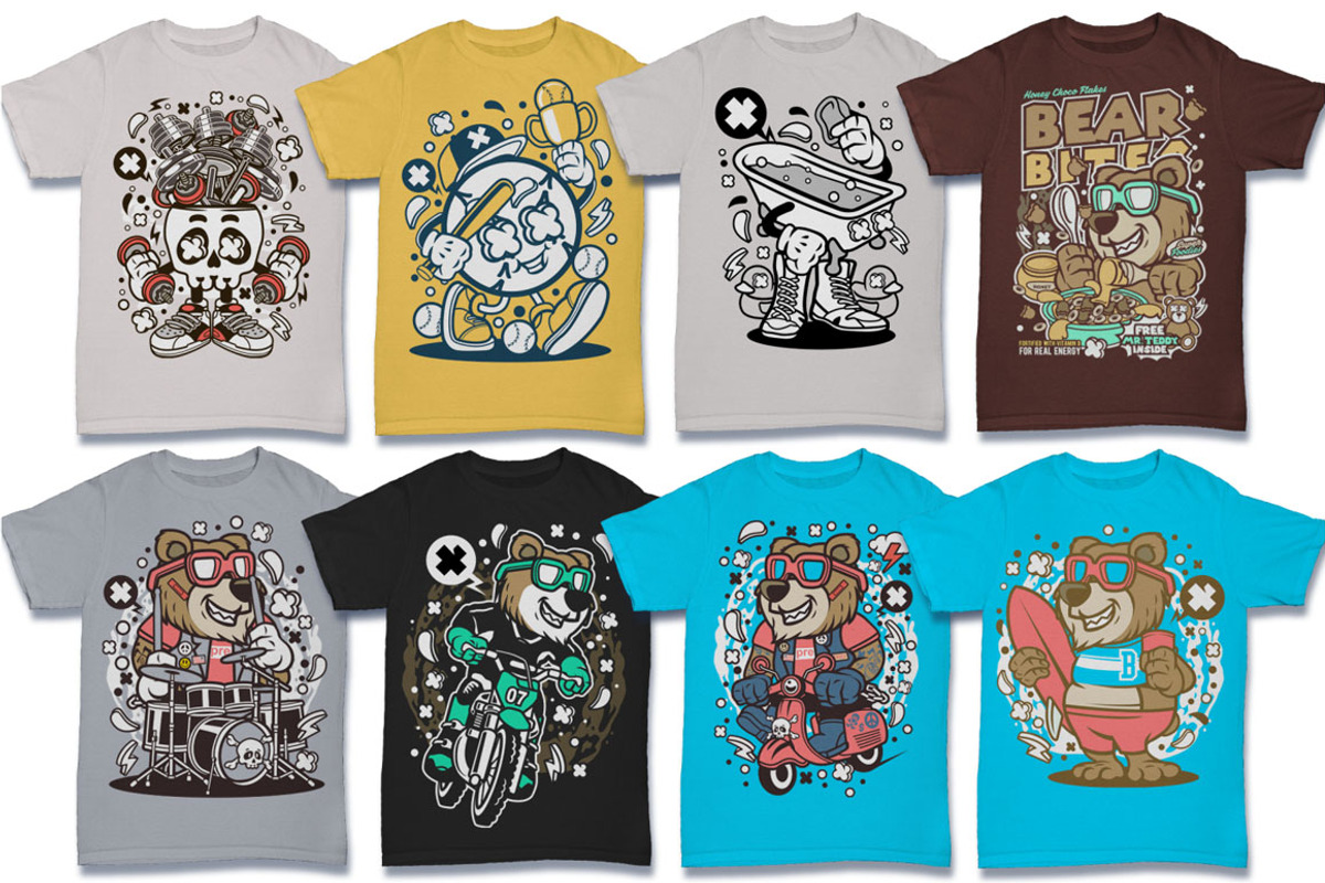 Cartoon Vector 6 Design Bundle, an Illustration by roach_graphic (Photo 3 of 29)