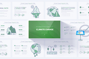 Climate Change Keynote Presentation, a Presentation Template by Pulsecolor