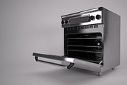 30 inch gas range cooker, a Furniture 3D Model by kjpargeterimages (Thumbnail 5 of 15)