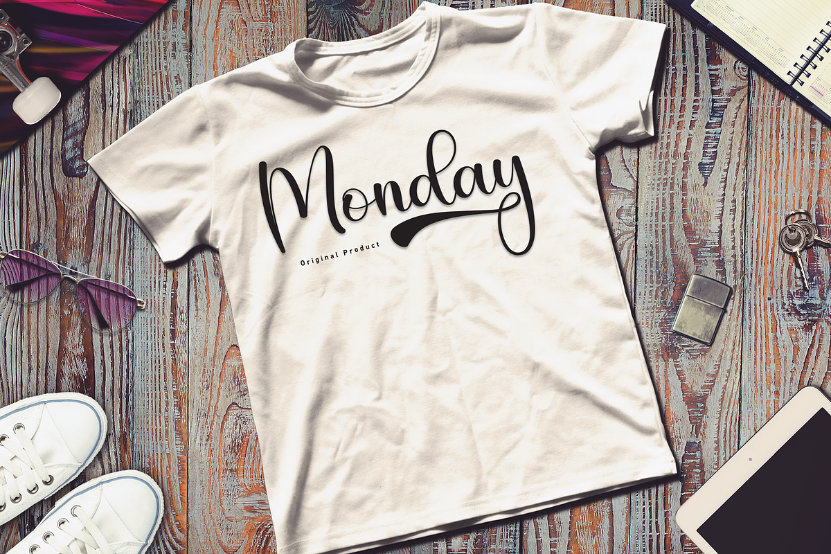College | Script Font, a Handwritten Font by Scratchones (Photo 5 of 9)