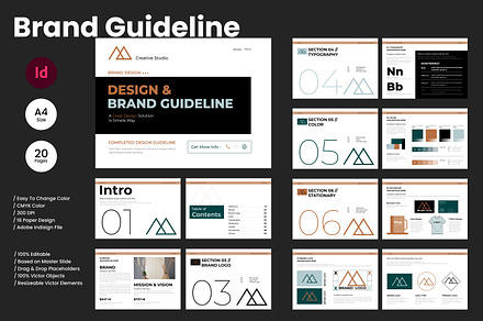Brand Guideline Template Landscape