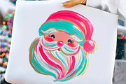 Brushstroke Santa Sublimation Bundle, an Illustration by Craft Nest (Thumbnail 6 of 6)