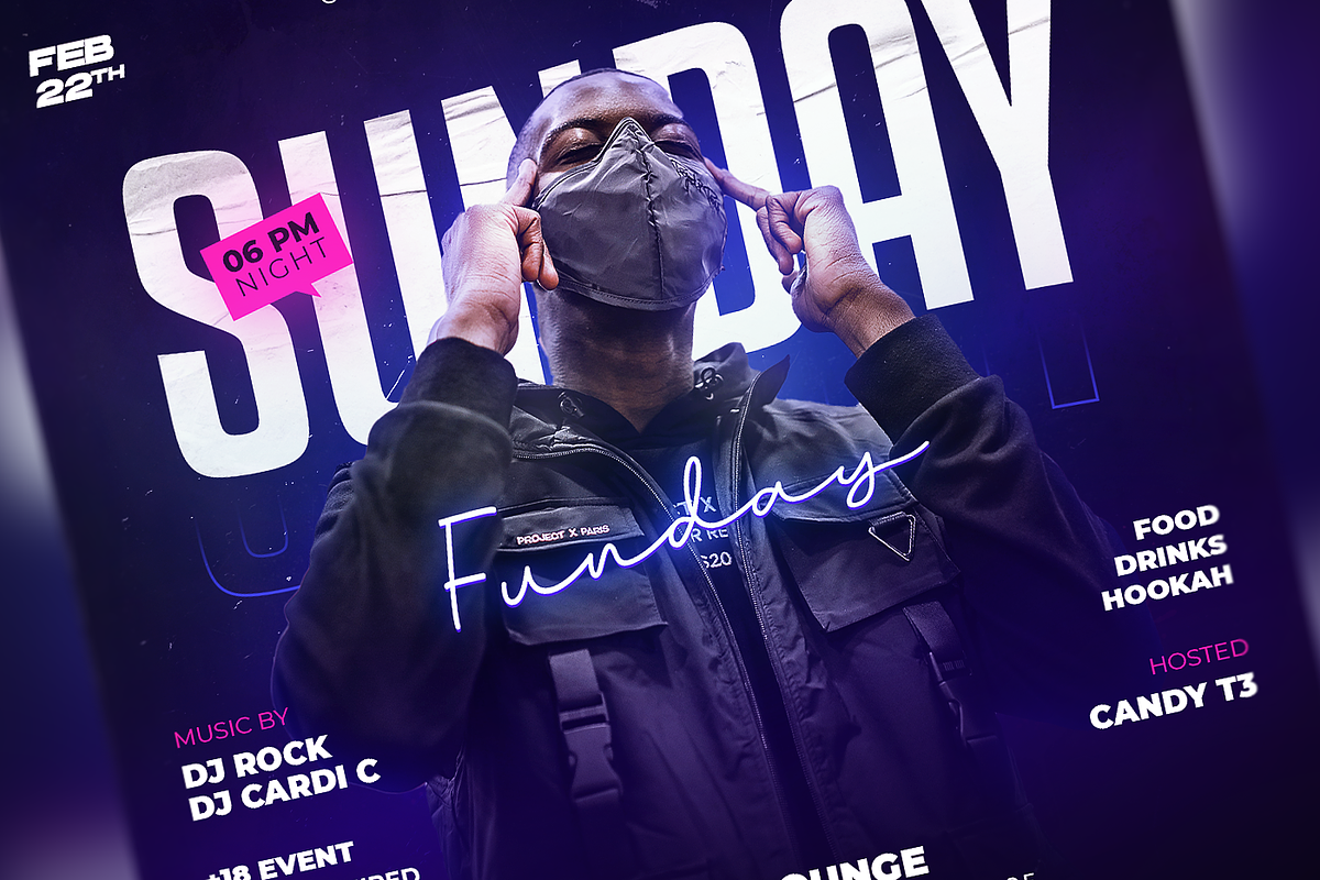 Night Club Flyer Template, a Flyer Template by FLYERHIVE (Photo 3 of 3)