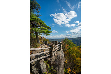 Coopers Rock state park overlook, a Nature Photo by Backyard Stock