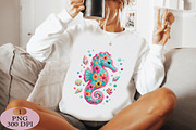 Preppy Summer Seahorse Png, an Illustration by Daily.Designs (Thumbnail 3 of 5)