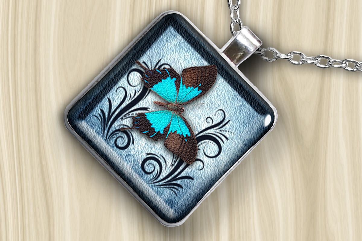Digital Collage Sheet - Blue Butterf, a Websites & App Template by Kseniya-Omega (Photo 1 of 3)