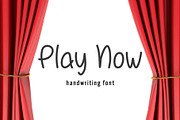 Playnow Handwriting Font, a Handwritten Font by Ruddean2109 (Thumbnail 1 of 10)