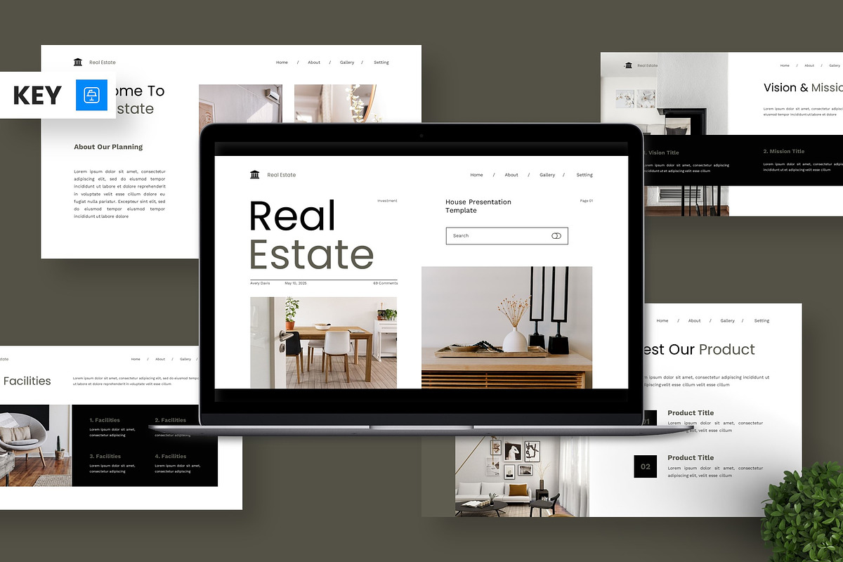 Real Estate - House Keynote