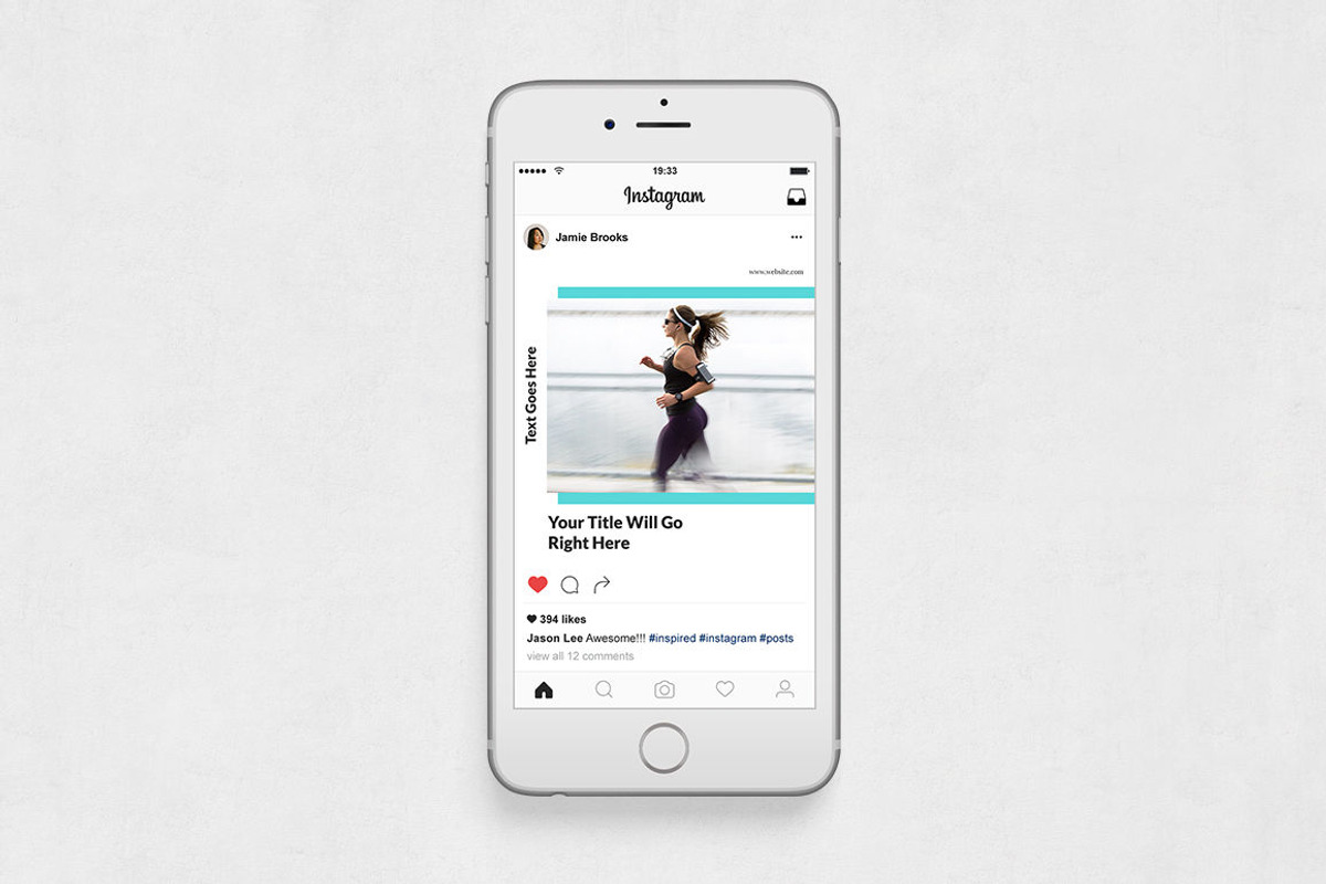 Fitness Instagram Posts, a Social Media Template by Social Corner Graphics (Photo 6 of 8)