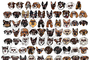Retro Dog Breed Clipart Bundle, a Graphic by Mrs. Creative Creations (Thumbnail 1 of 7)