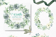 Succulents, White Flowers & Greenery, an Illustration by Kim Thoa Designs (Thumbnail 5 of 12)