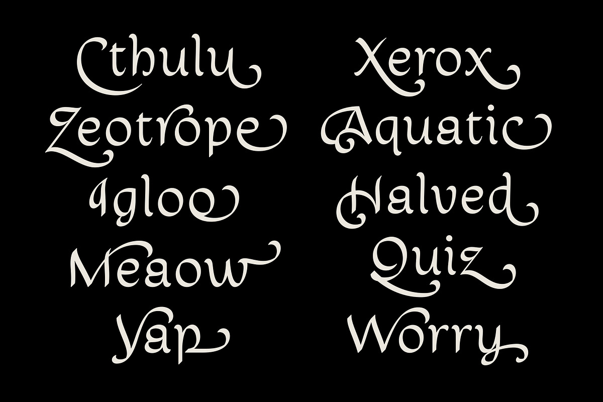 Corfe, a Font by Simon Walker (Photo 3 of 6)