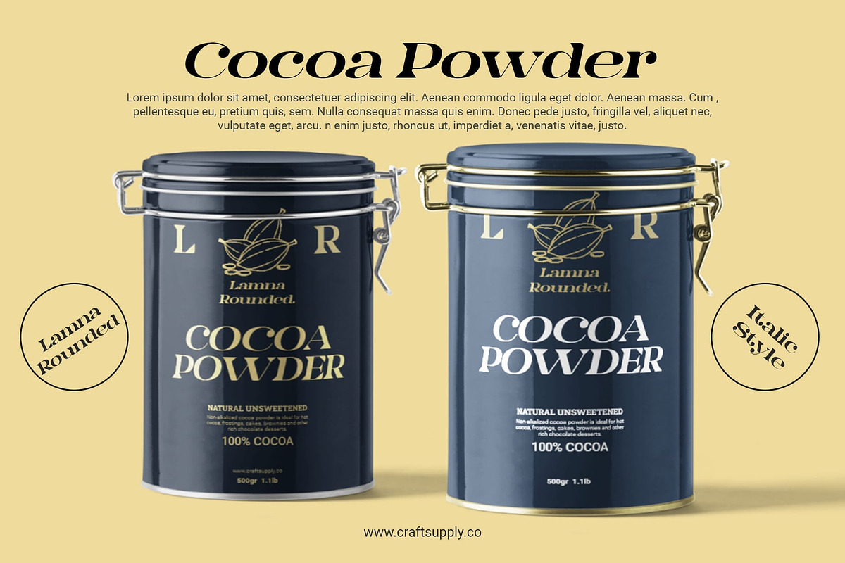 Lamna Rounded, a Serif Font by Craft Supply Co. (Photo 5 of 8)