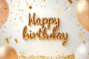 Happy Birthday Background, a Background Photo by boreālis