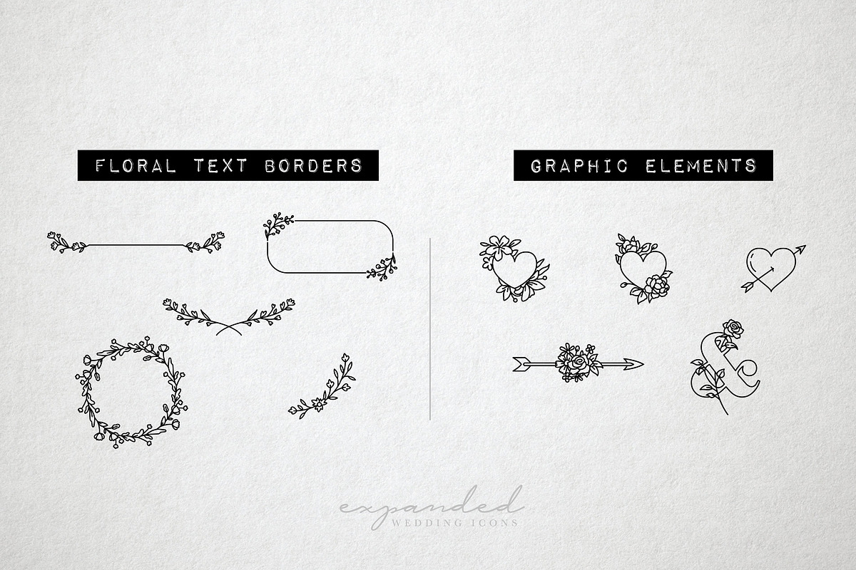 100 Wedding Icons Set - Expanded, an Outline Icon by Hatch Design Workshop (Photo 9 of 15)
