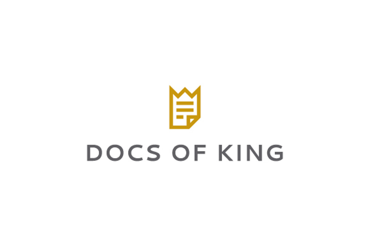 Docs Of King Logo, a Branding & Logo Template by Mauro Bertolino (Photo 2 of 4)