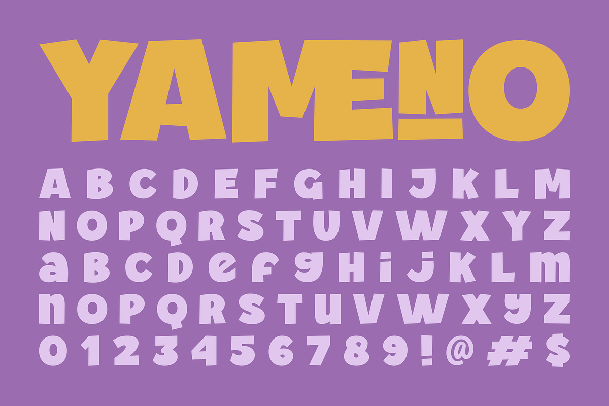 Yameno, a Sans Serif Font by ahweproject (Photo 2 of 10)