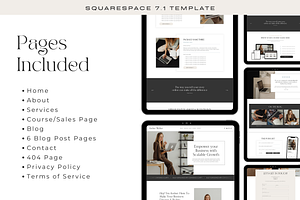 Squarespace Template: Amber Walker