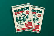 Classic Car Race Flyer, a Flyer Template by MMPixelCraft (Thumbnail 5 of 5)