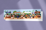 Farmers market with local farm food, a Food Illustration by Good Studio (Thumbnail 2 of 2)