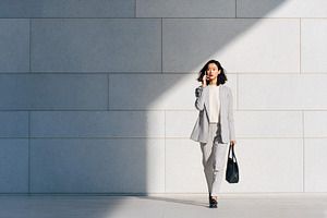 Professional Phone Conversation, a Business Photo by shahsoft