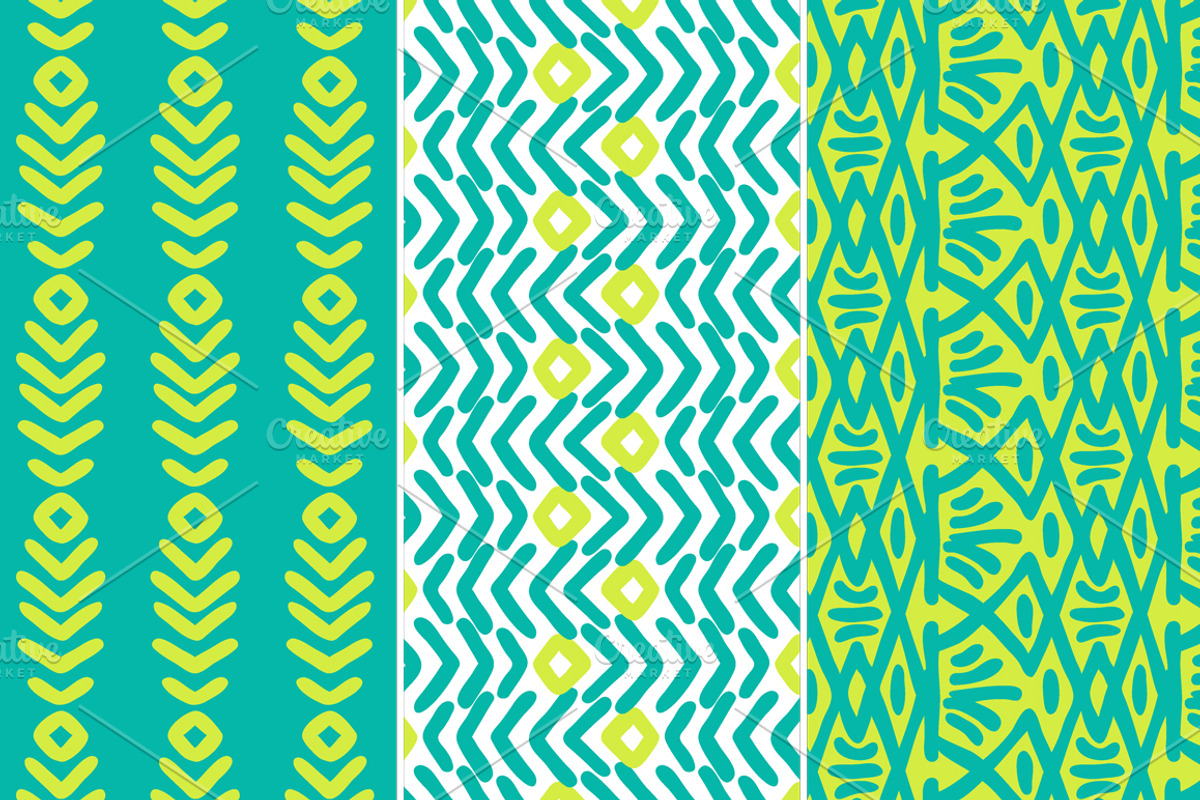 Totem Seamless Vector Patterns, a Pattern Graphic by California Pattern ...