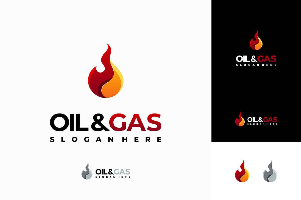 Set of Set of Oil and Gas logo, a Branding & Logo Template by Lucky Creative (Photo 5 of 5)