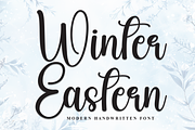 Winter Eastern | Script Font, a Handwritten Font by Scratchones (Thumbnail 1 of 8)