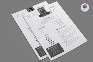 CV Template , Cover Letter Template