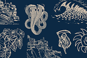 Coastal Elements 1, an Object Illustration by Nick Simon Art (Thumbnail 6 of 6)