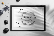 60 Flower Logo Borders, Floral Icons, an Outline Icon by Hatch Design Workshop (Thumbnail 10 of 11)