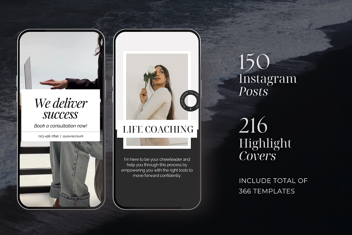 Coaching Instagram Post Template, a Social Media Template by ShopRShop (Photo 2 of 10)