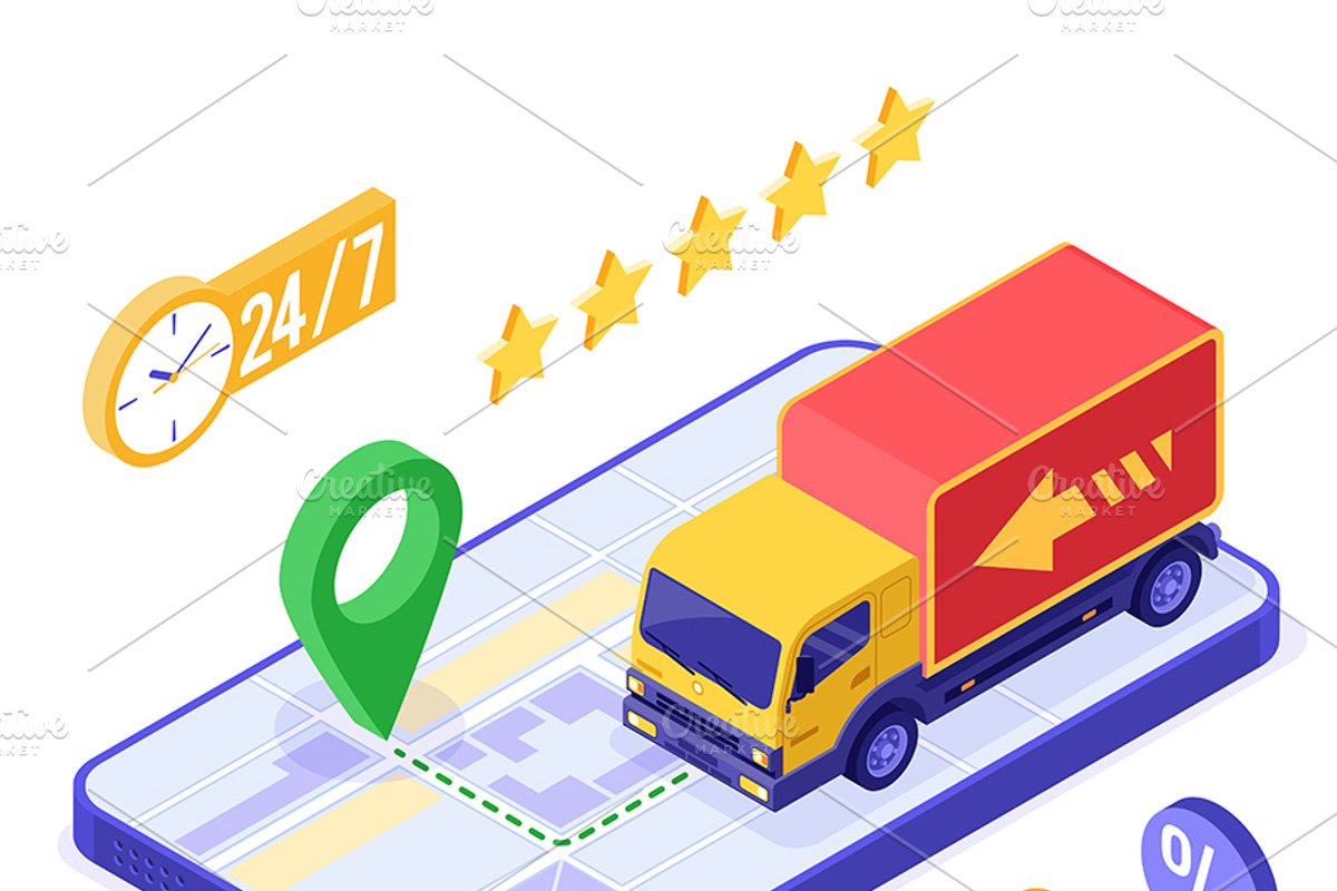 Online Internet Shopping Delivery, a Food Illustration by TAlex (Photo 4 of 6)