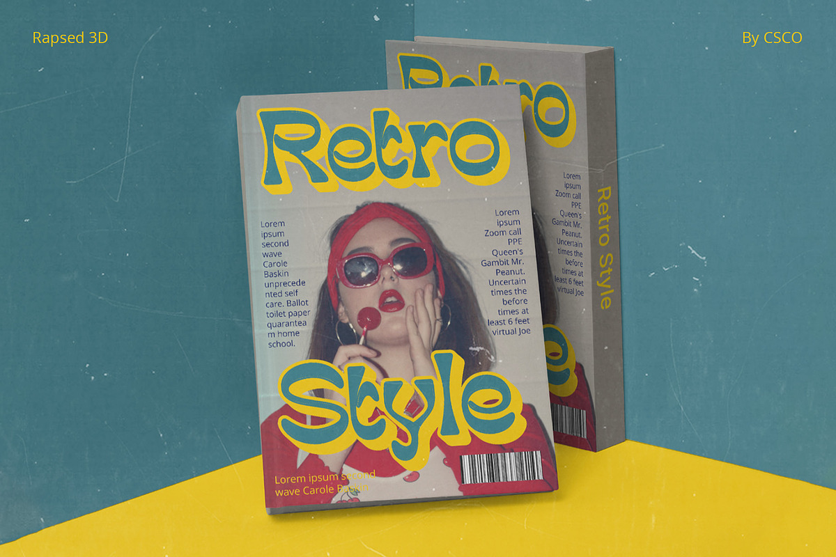 Rapsed 3D, a Sans Serif Font by Craft Supply Co. (Photo 2 of 8)