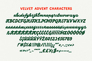 Velvet Advent Christmas Bold Script, a Script Font by Struvictory.art (Thumbnail 5 of 9)