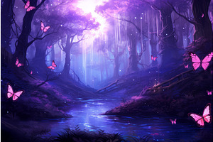 Mystical Magical Forest Butterfly