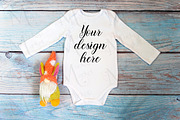 T-shirt and bodysuit mockup bundle., a Print Template by MockupMarket (Thumbnail 14 of 16)