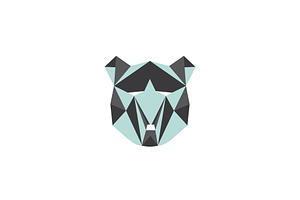 Geometric Bear logo