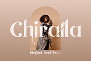 Chiralla - Elegant Serif Font, a Serif Font by PutraCetol Studio (Thumbnail 1 of 13)