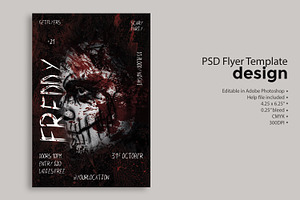Scary Night PSD Flyer Template