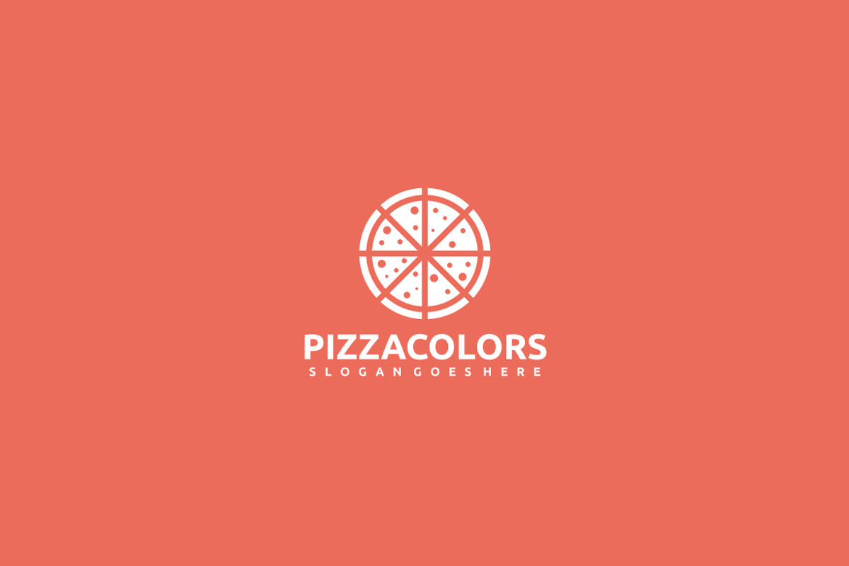 Pizza Colors Logo, a Branding & Logo Template by 3ab2ou (Photo 3 of 4)