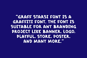 Graff Starsi - Graffiti Font, a Handwritten Font by Iqsiart Studio (Thumbnail 7 of 7)