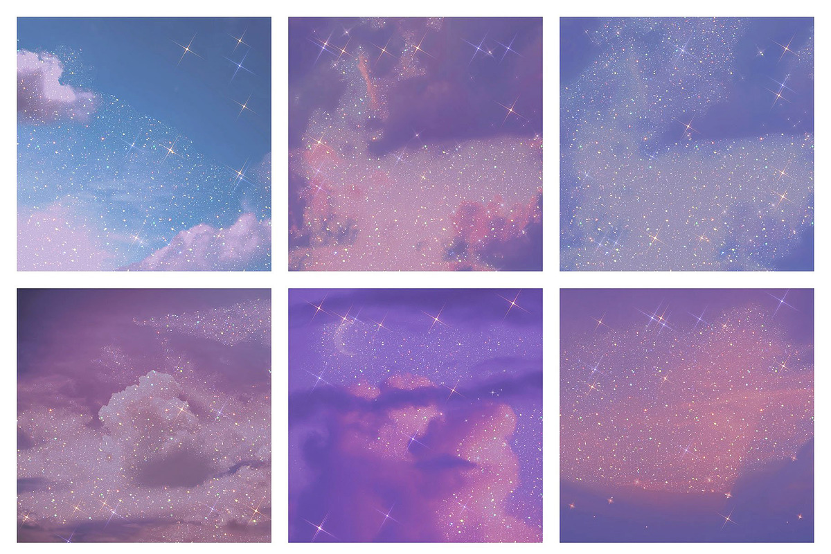 Aesthetic Sky Backgrounds, a Texture Graphic by by creative paper (Photo 8 of 11)
