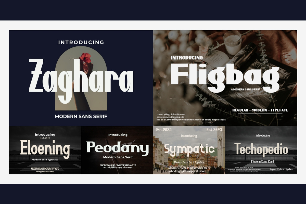 Elegant Beauty Font Bundle, a Sans Serif Font by MaikoHatta