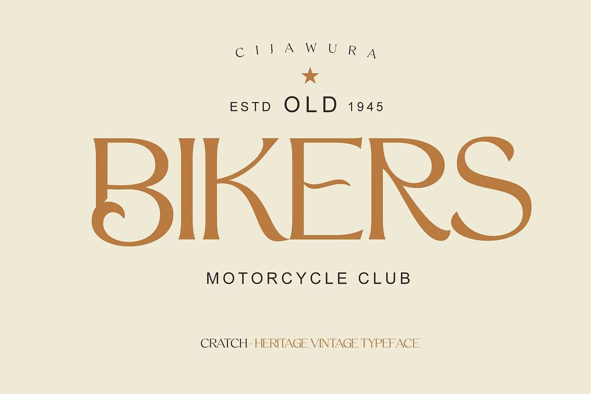 Kratos - Modern Logo Font, a Serif Font by Luna Shop (Photo 5 of 9)